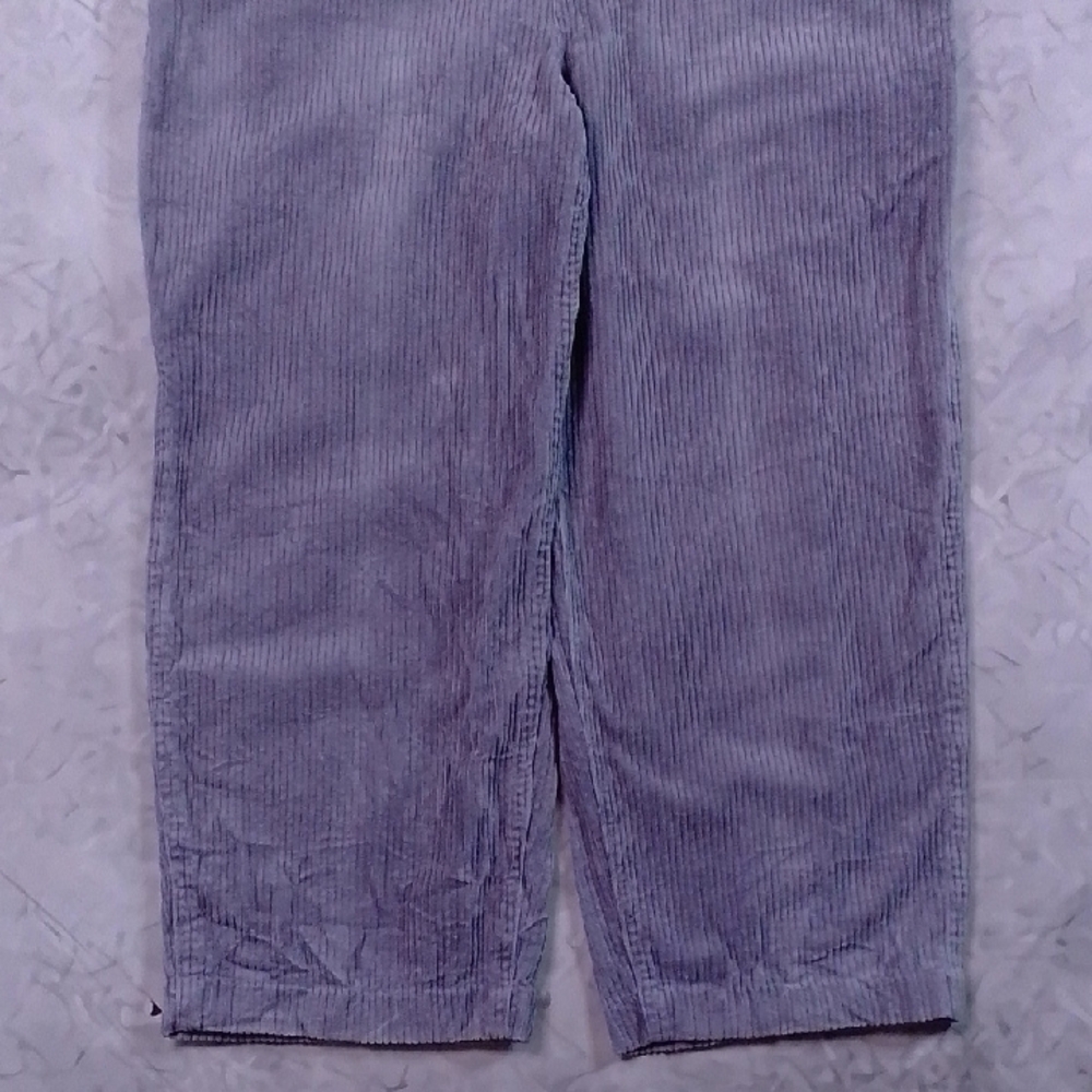 Vintage Corduroy Grey Jeanworks & Company Overalls Workwear UNISEX - Picture 8 of 10